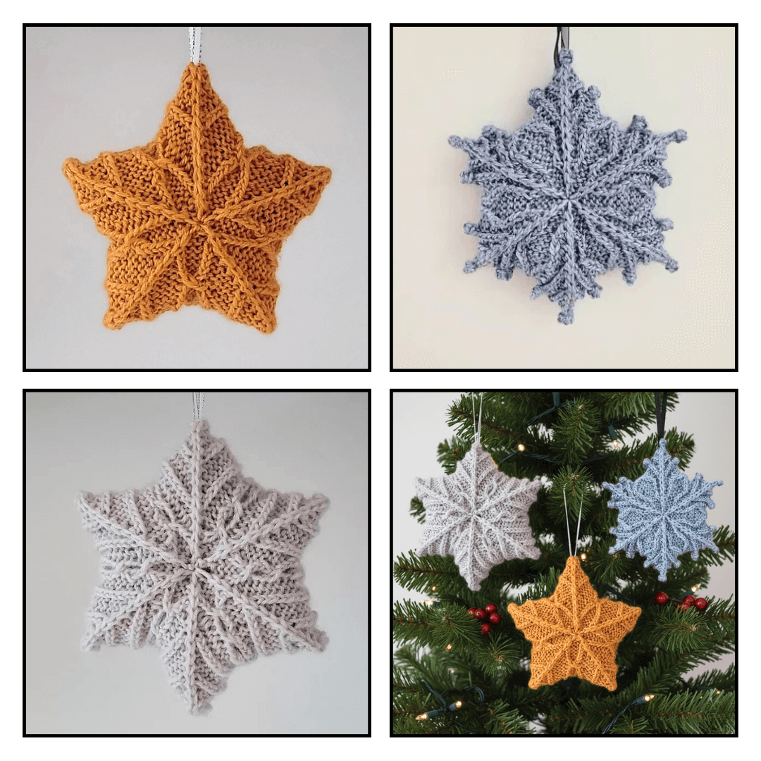 Snowflakes Bundle Knitting Pattern