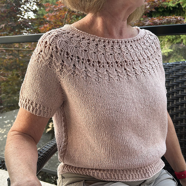 Lightweight Summer Tee Knitting Pattern