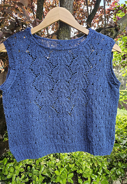 Leaf Lace Top Knitting Pattern