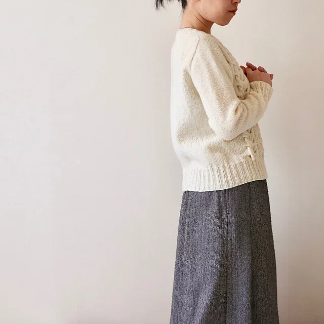 Chunky Cable Pullover Knitting Pattern