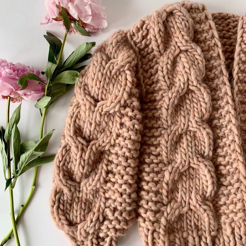 Chunky Cardigan Knitting Pattern