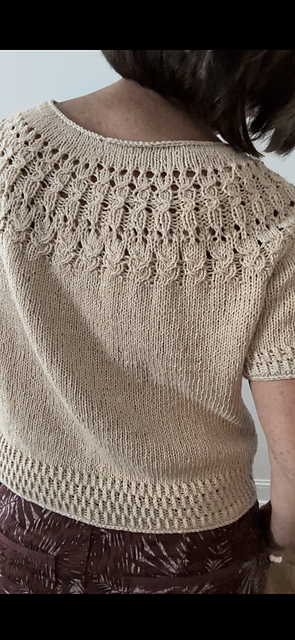 Lightweight Summer Tee Knitting Pattern