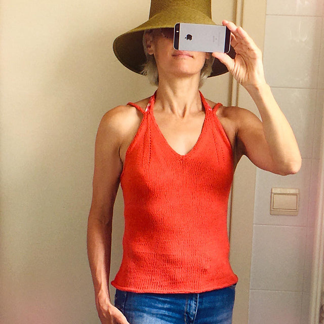Strappy Top Knitting Pattern