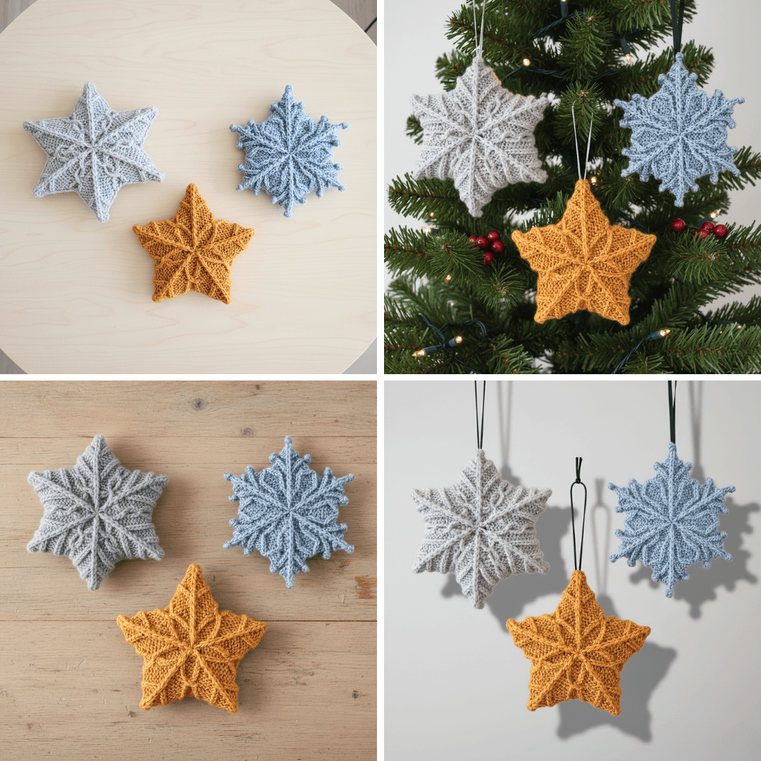 Snowflakes Bundle Knitting Pattern