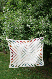 Leafy Blanket Knitting Pattern