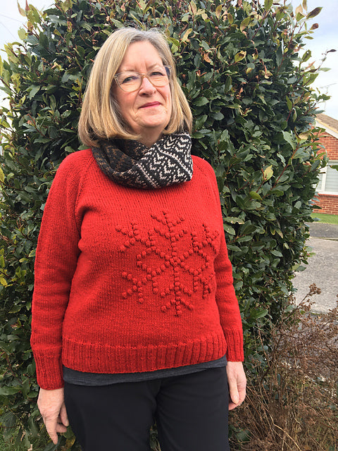 Snowflake Sweater Knitting Pattern