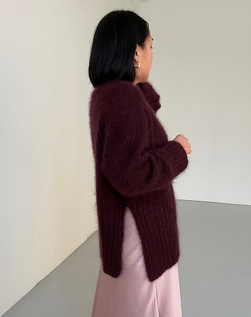 Soft Mohair Sweater Knitting Pattern