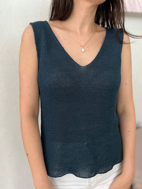 Reversible Tank Top Knitting Pattern