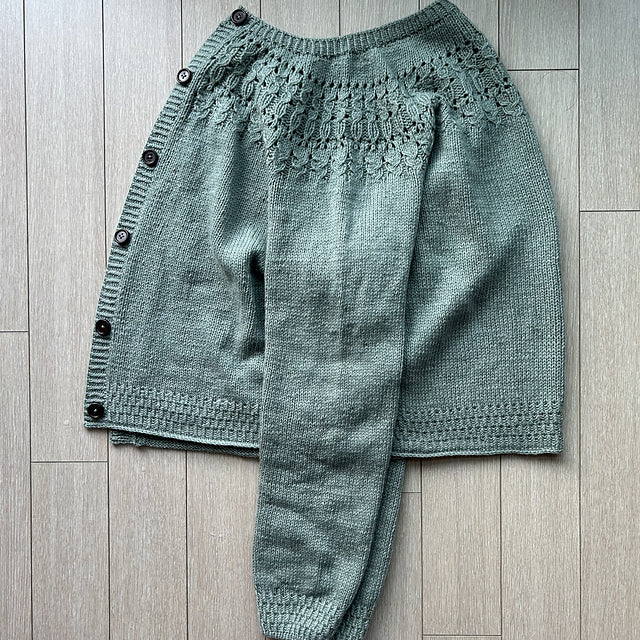 Midnight Yoke Cardigan Knitting Pattern