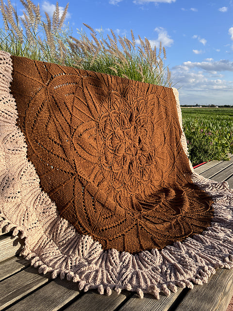 Ornate Blanket Knitting Pattern