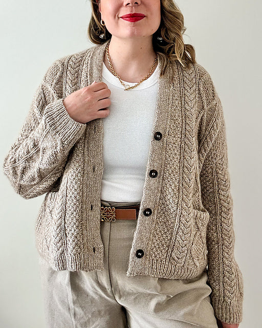 Cable Cardigan Knitting Pattern