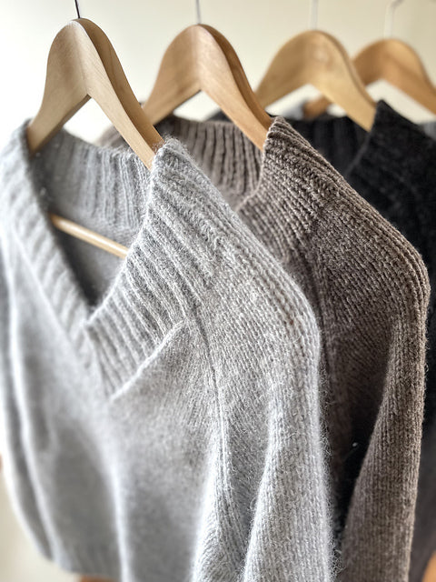 Classic V Neck Knitting Pattern