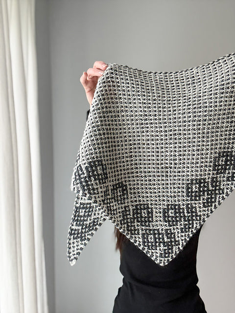 Geometric Scarf Knitting Pattern