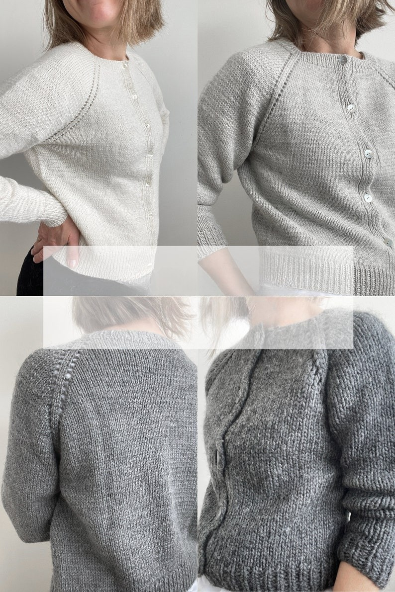 Basic Cardigan Knitting Pattern