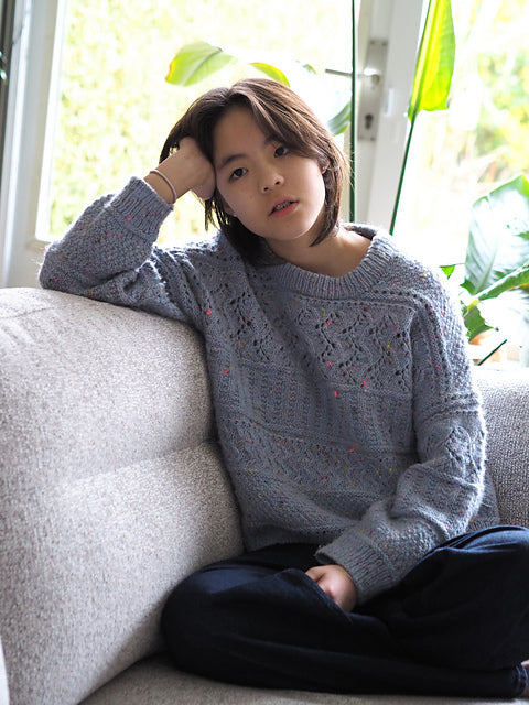 Vine Lace Pullover Knitting Pattern