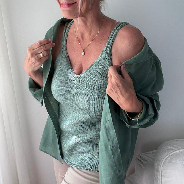 Strappy Top Knitting Pattern