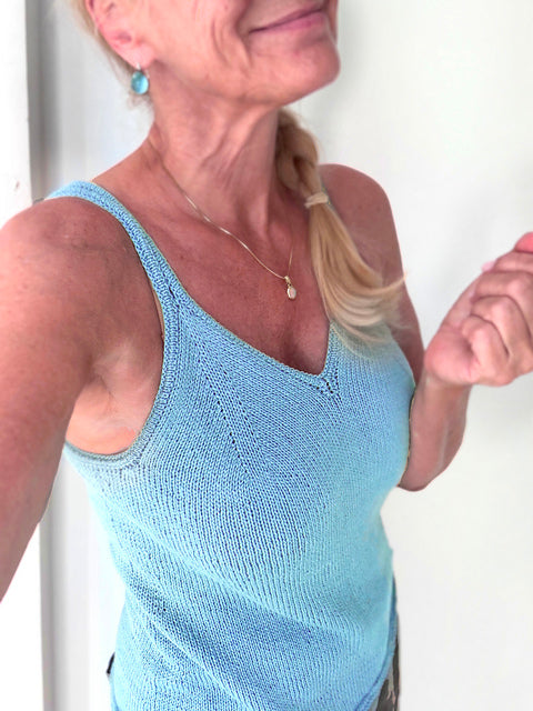 Strappy Top Knitting Pattern