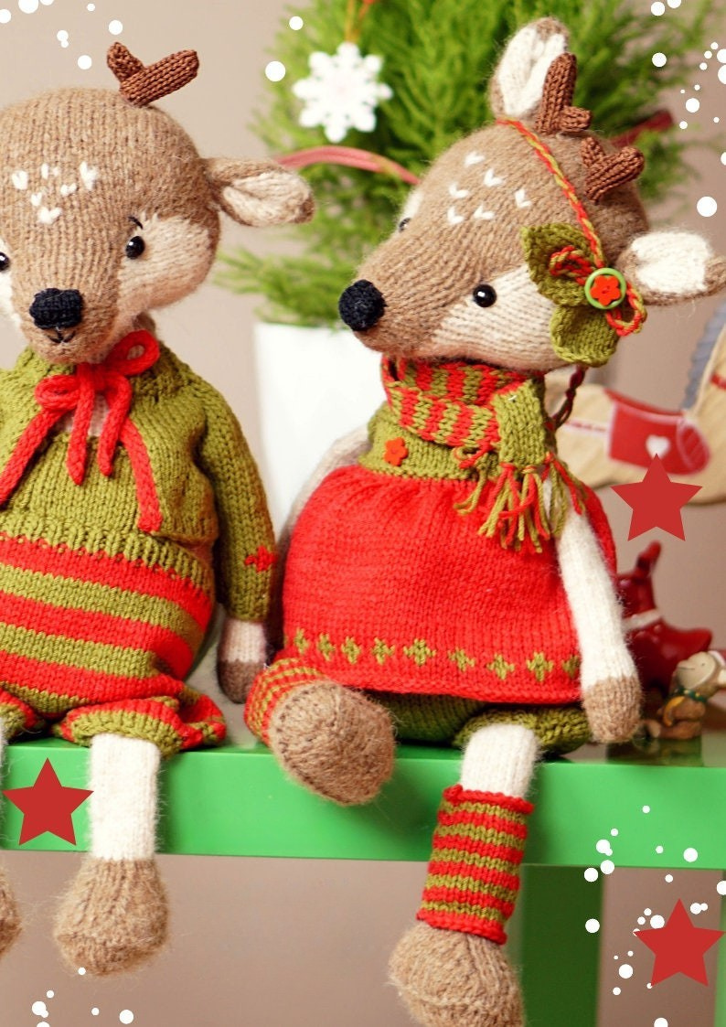 Christmas Reindeer Knitting Pattern