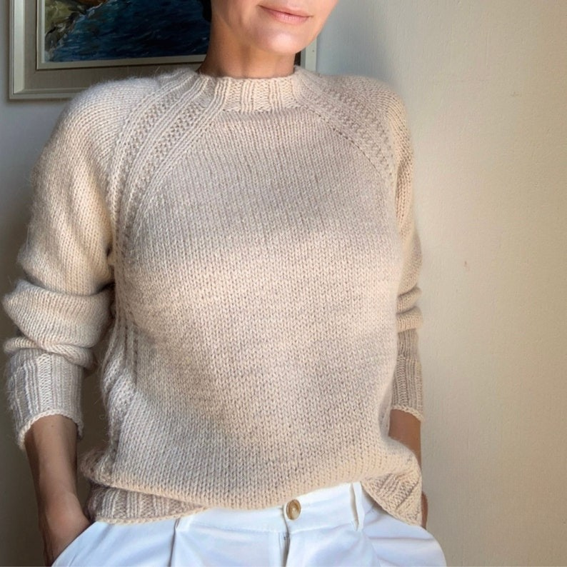 Cozy Pullover Sweater Knitting Pattern