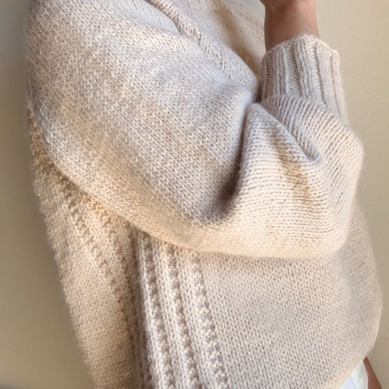 Cozy Pullover Sweater Knitting Pattern