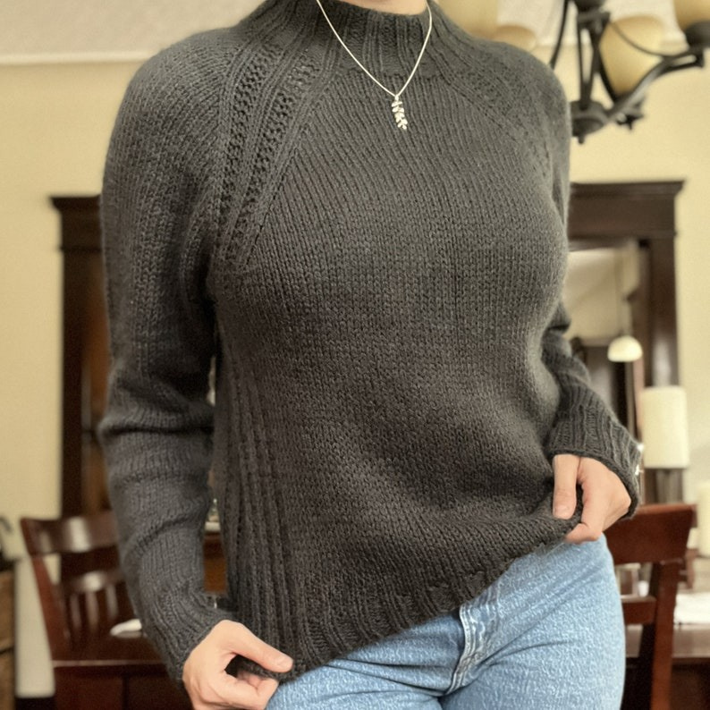 Cozy Pullover Sweater Knitting Pattern