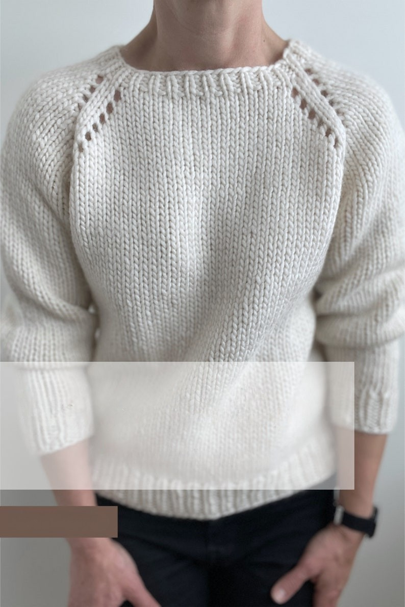 Easy Topdown Sweater Knitting Pattern