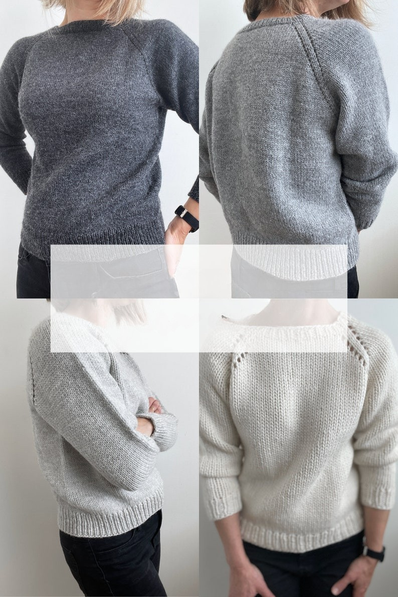 Easy Topdown Sweater Knitting Pattern