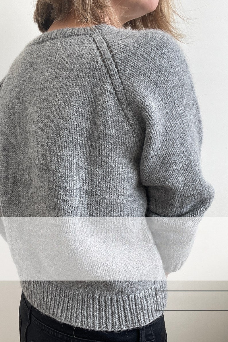 Easy Topdown Sweater Knitting Pattern