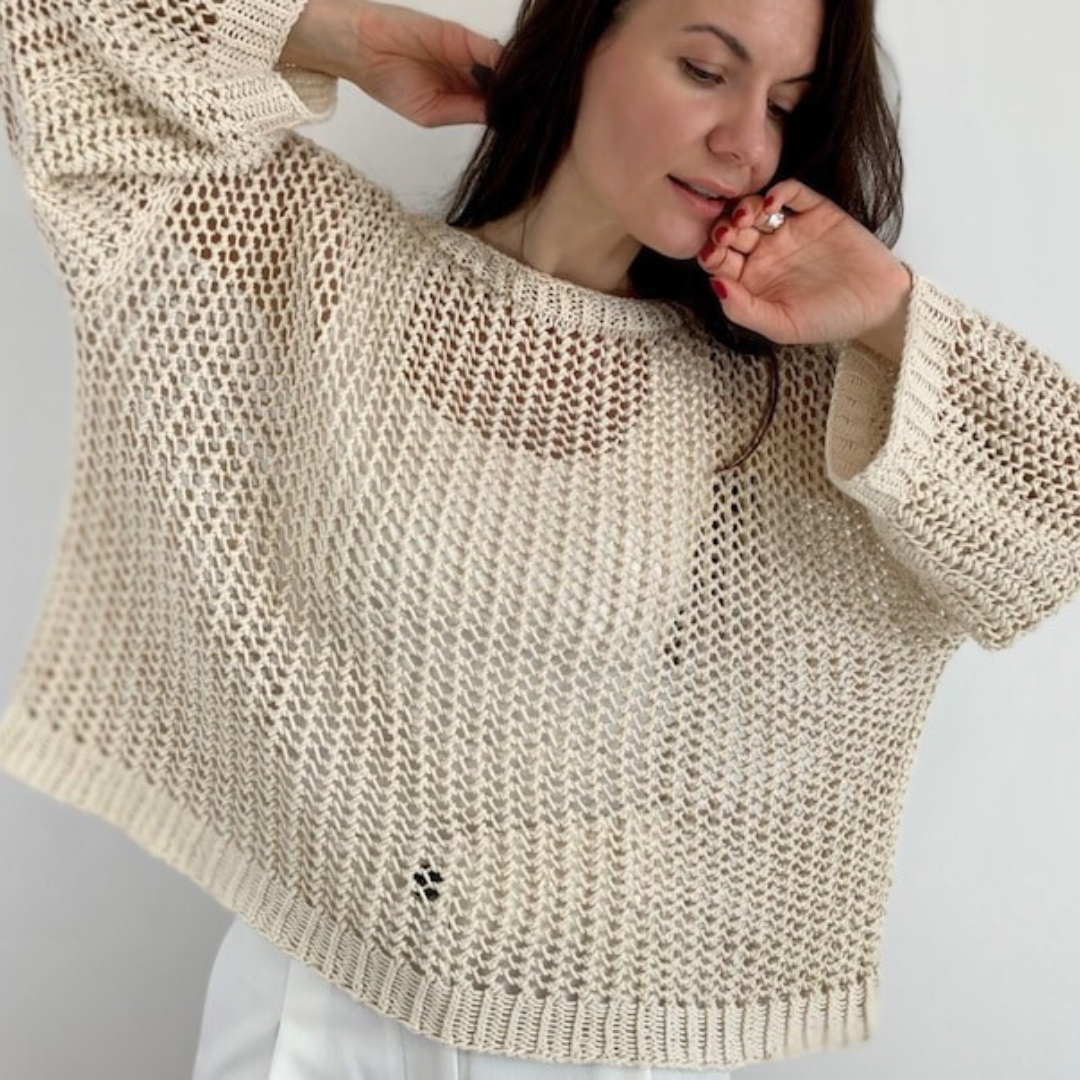 Lace Sweater Knitting Pattern