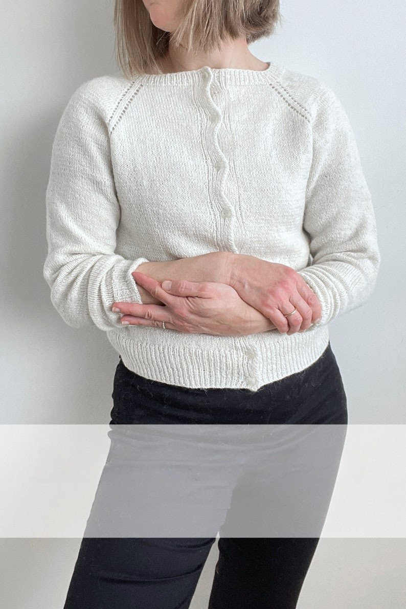 Basic Cardigan Knitting Pattern