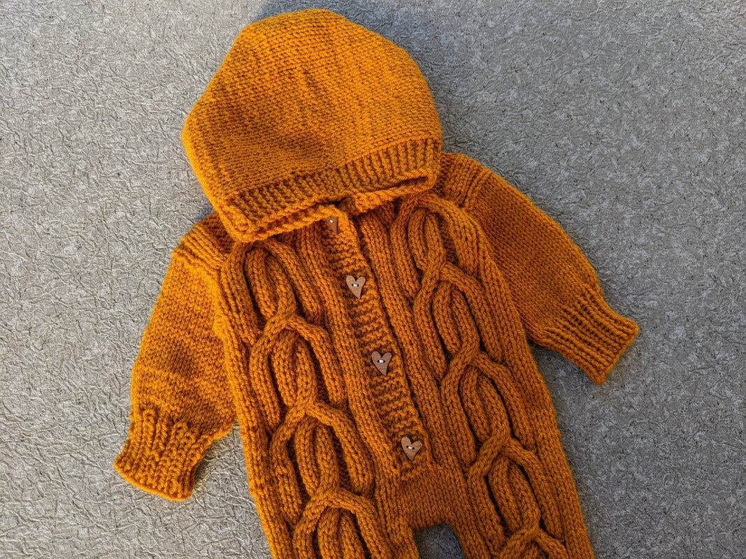 Baby Romper Knitting Pattern