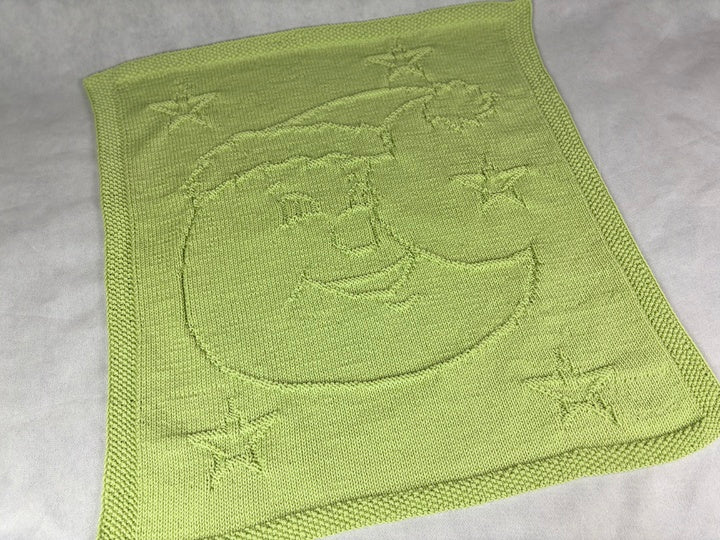 Moonlight Baby Blanket Knitting Pattern