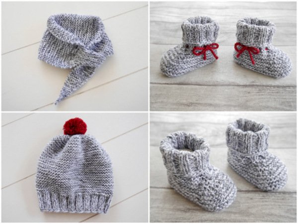 Baby Set Knitting Pattern