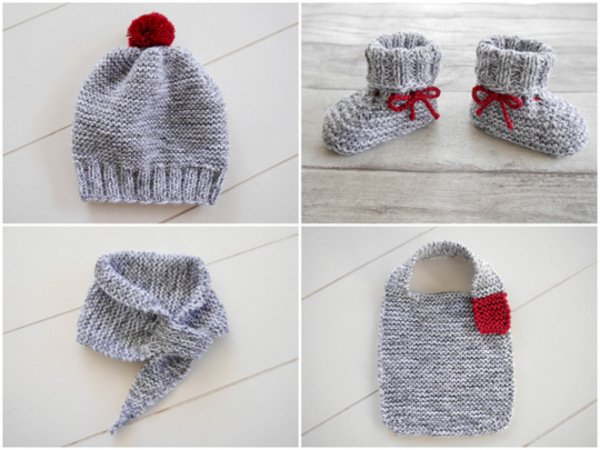 Baby Set Knitting Pattern