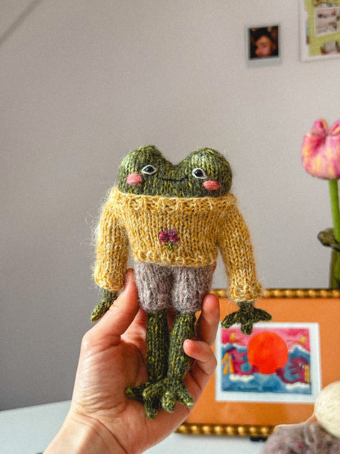 Frog Knitting Pattern