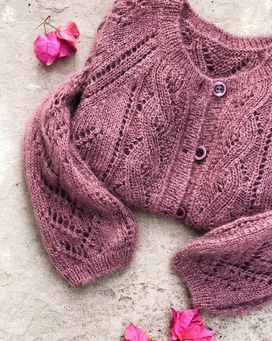 Lace Cable Cardigan Knitting Pattern