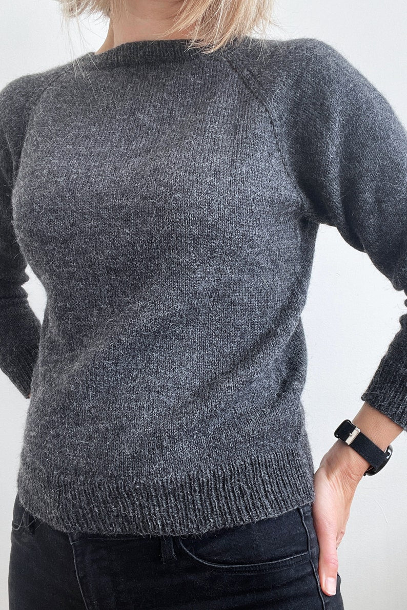 Easy Topdown Sweater Knitting Pattern
