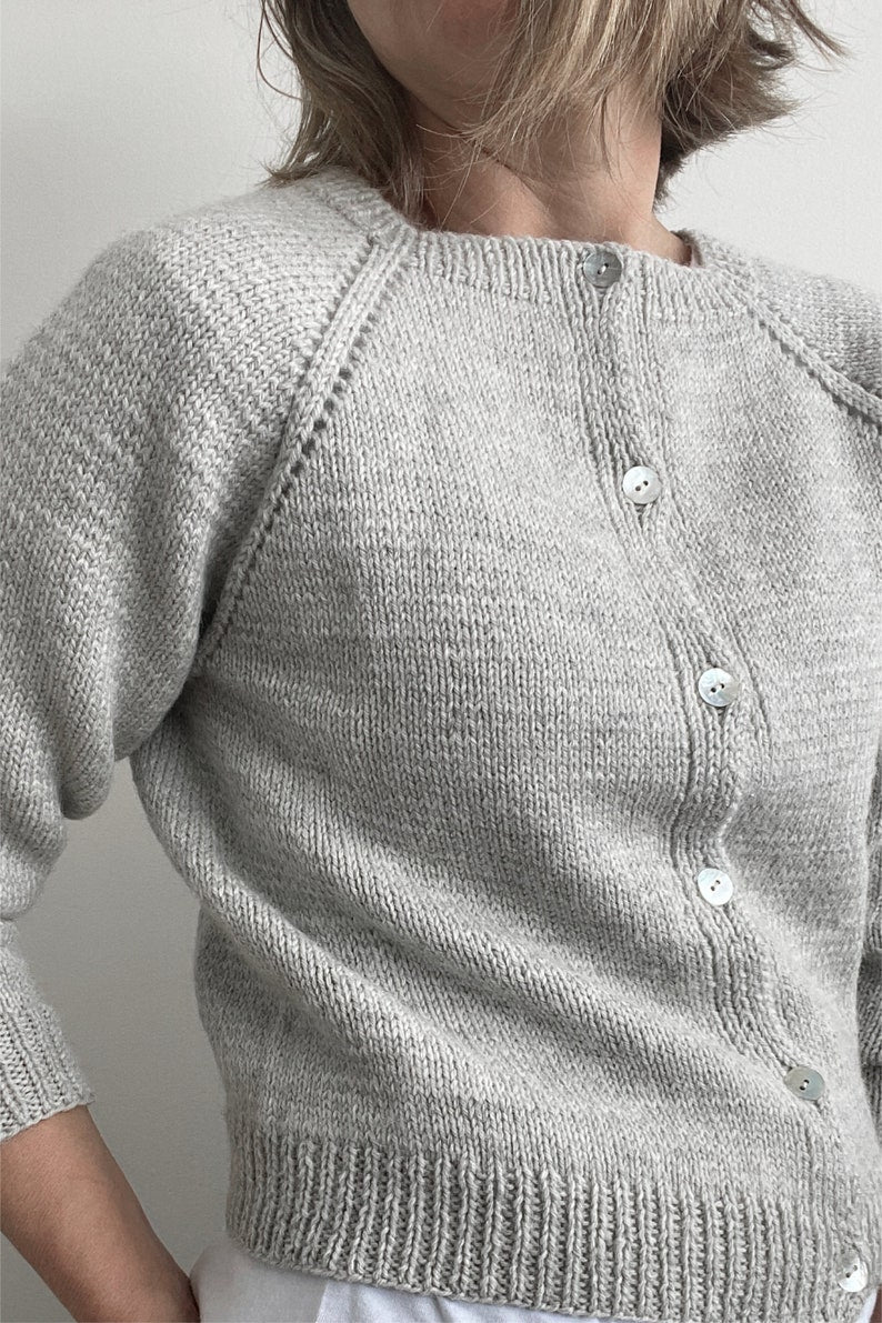 Basic Cardigan Knitting Pattern