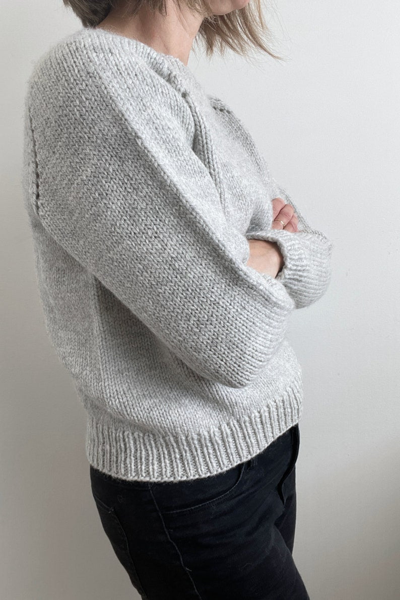 Easy Topdown Sweater Knitting Pattern