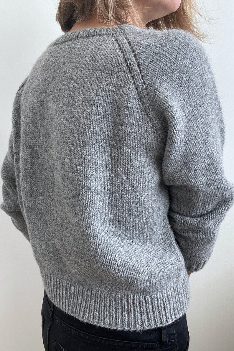 Easy Topdown Sweater Knitting Pattern