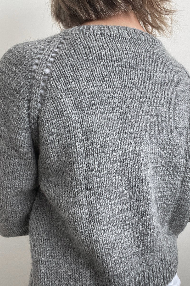 Basic Cardigan Knitting Pattern