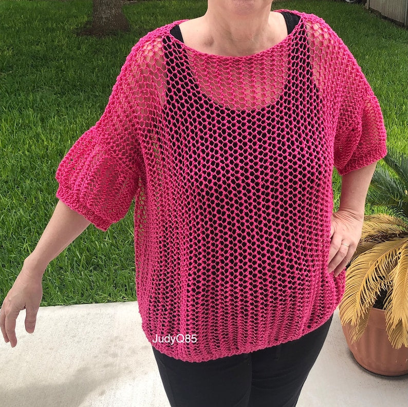 Lace Sweater Knitting Pattern