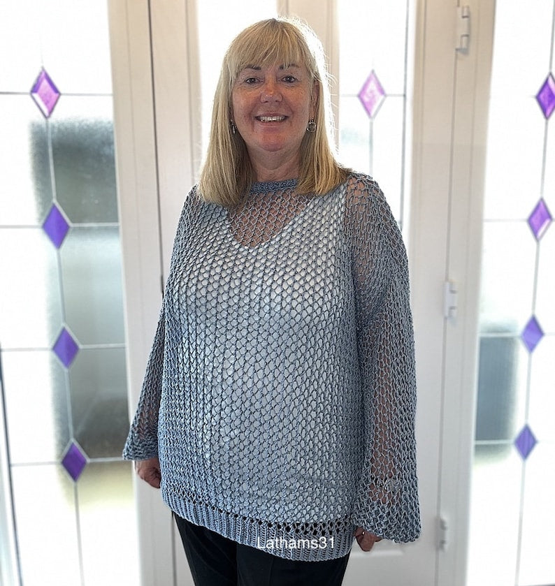Lace Sweater Knitting Pattern
