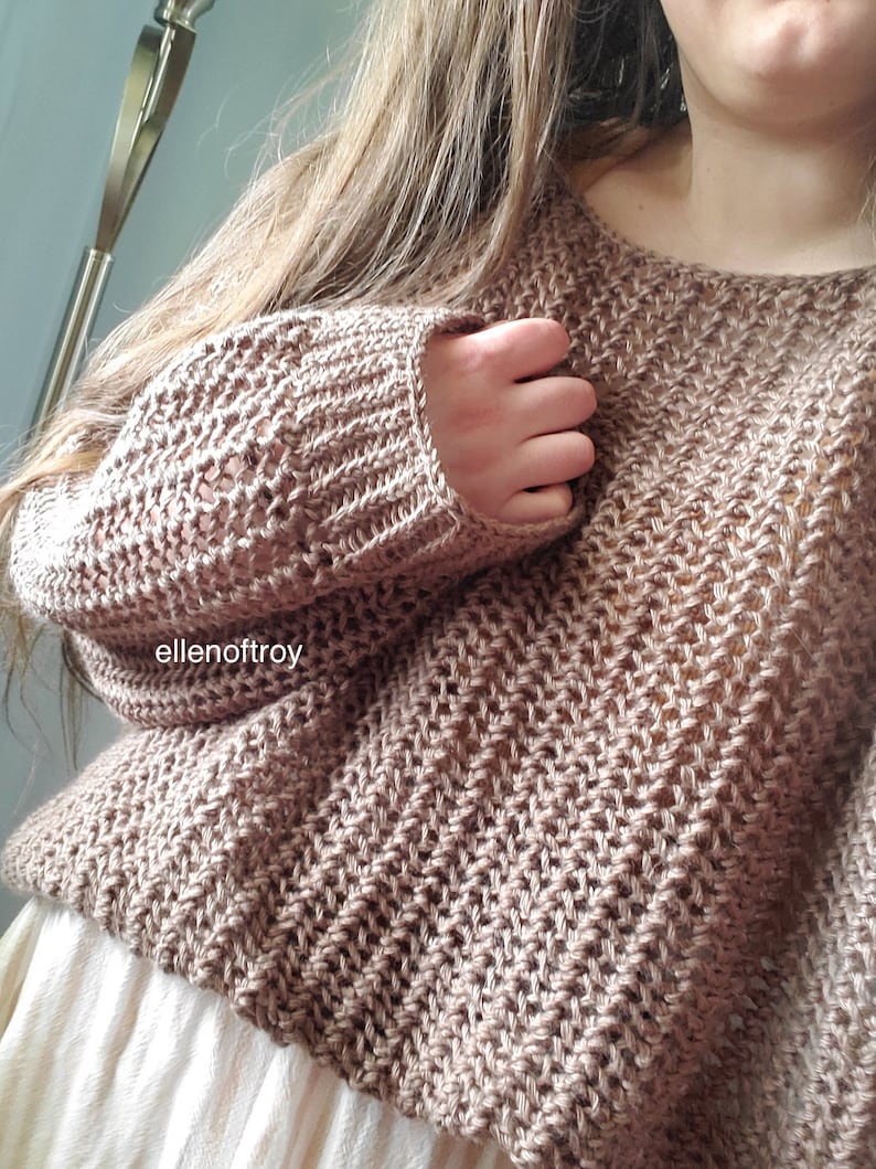 Lace Sweater Knitting Pattern
