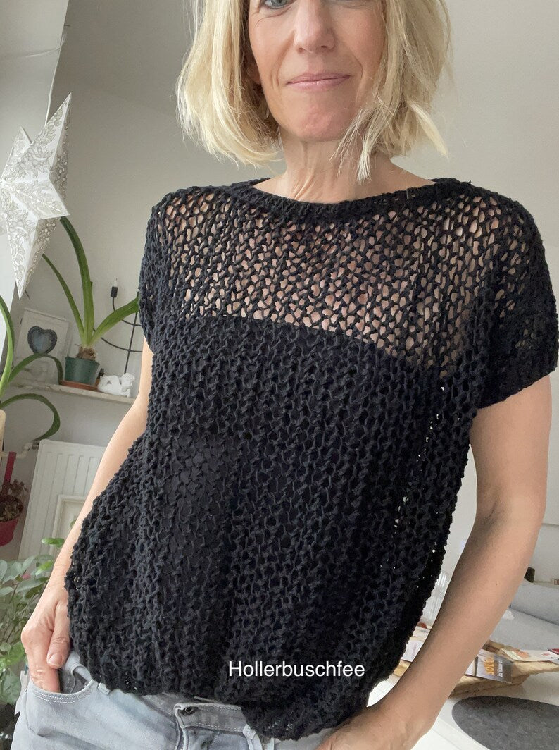 Lace Sweater Knitting Pattern