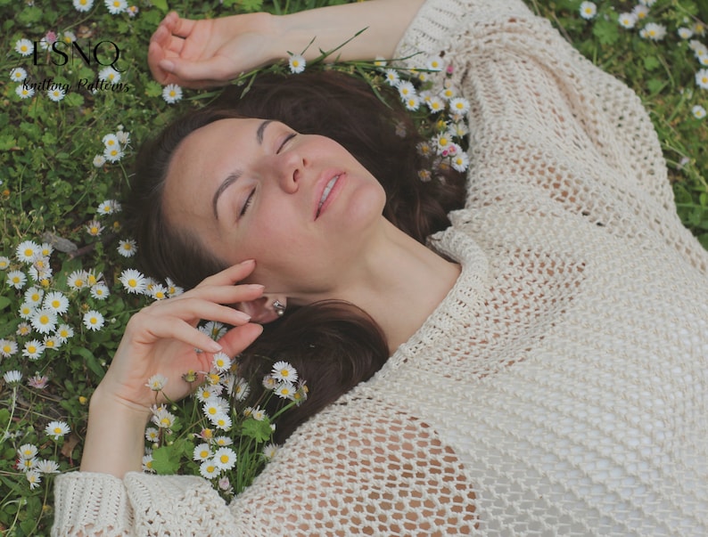 Lace Sweater Knitting Pattern