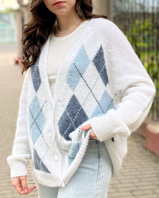Raglan Sleeve Cardigan Knitting Pattern