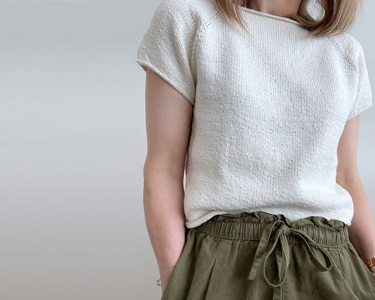 Easy Sweater Top Knitting Pattern