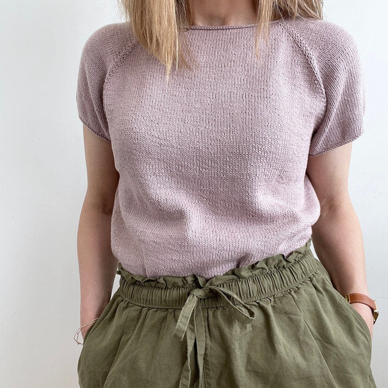 Easy Sweater Top Knitting Pattern