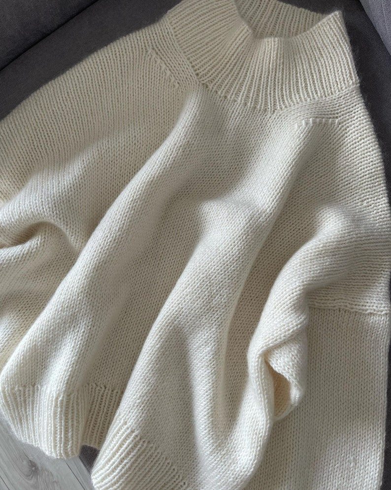 Cozy Pullover Sweater Knitting Pattern